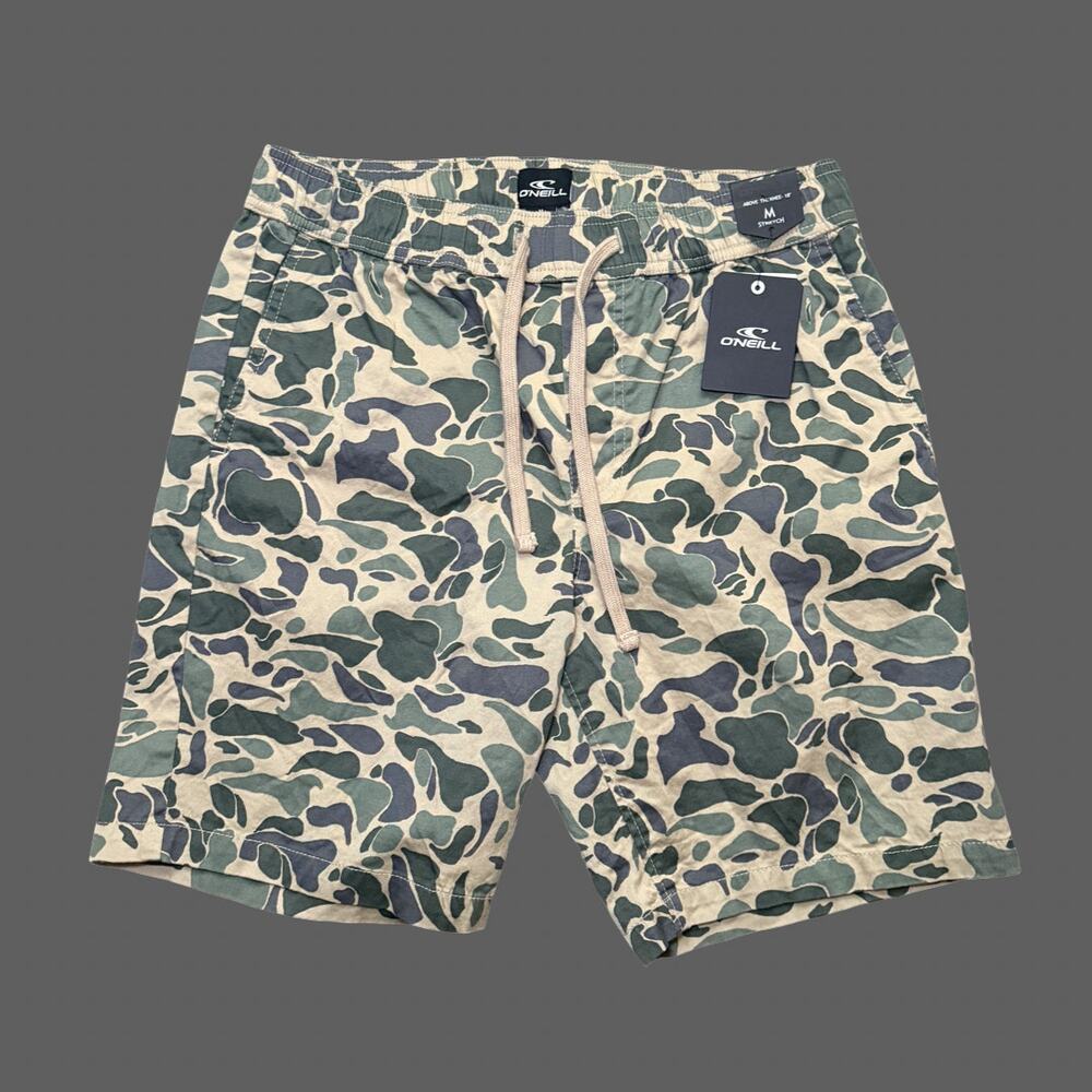 O'Neill Ventura Camo Shorts Men’s M NWT Stretch Cotton